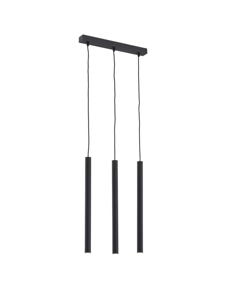 Argon ETNA PLUS lampa wisząca 3 pł. 3x6W (max) czarny struktura 6179