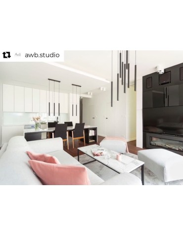 Argon ETNA PLUS lampa wisząca 3 pł. 3x6W (max) czarny struktura 6179 - produkt 2