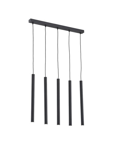 Argon ETNA PLUS lampa wisząca 5 pł. 5x6W (max) czarny struktura 2137