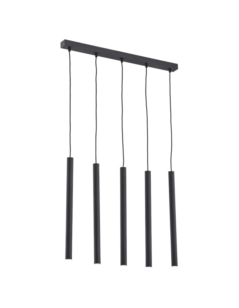 Argon ETNA PLUS lampa wisząca 5 pł. 5x6W (max) czarny struktura 2137