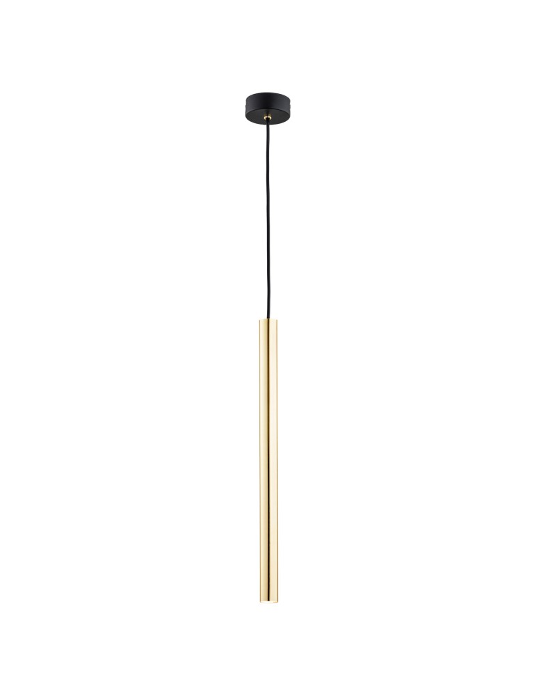 Pendant tube lamps - Argon SICILIA PLUS pendant lamp 1 pł. 1x6W (max) brass black structure 8104 - product kolory-swiatla.pl 1