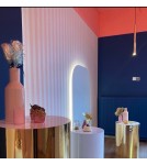 Pendant tube lamps - Argon SICILIA PLUS pendant lamp 1 pł. 1x6W (max) brass black structure 8104 - product 3