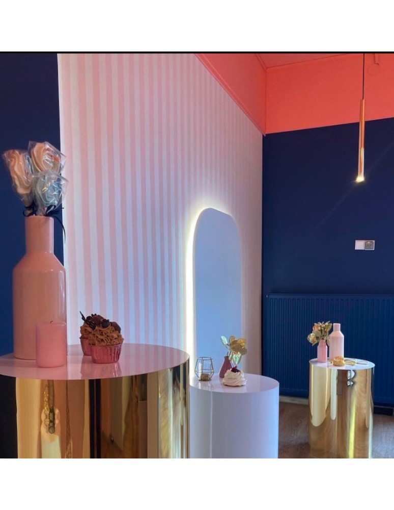 Pendant tube lamps - Argon SICILIA PLUS pendant lamp 1 pł. 1x6W (max) brass black structure 8104 - product kolory-swiatla.pl 3