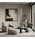 Pendant tube lamps - Argon SICILIA PLUS pendant lamp 1 pł. 1x6W (max) brass black structure 8104 - product 4