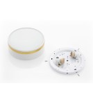Round Plafonds - Argon AMORE plafond 2 fl. small 2x15W (max) white structure with gold stripe 7034 - product 6