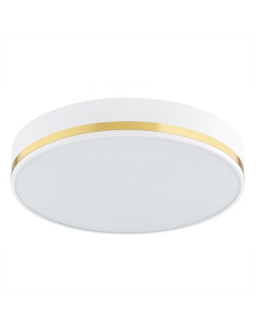 Argon AMORE plafond 2 fl. medium 2x15W (max) white structure with gold stripe 7035 - product 2