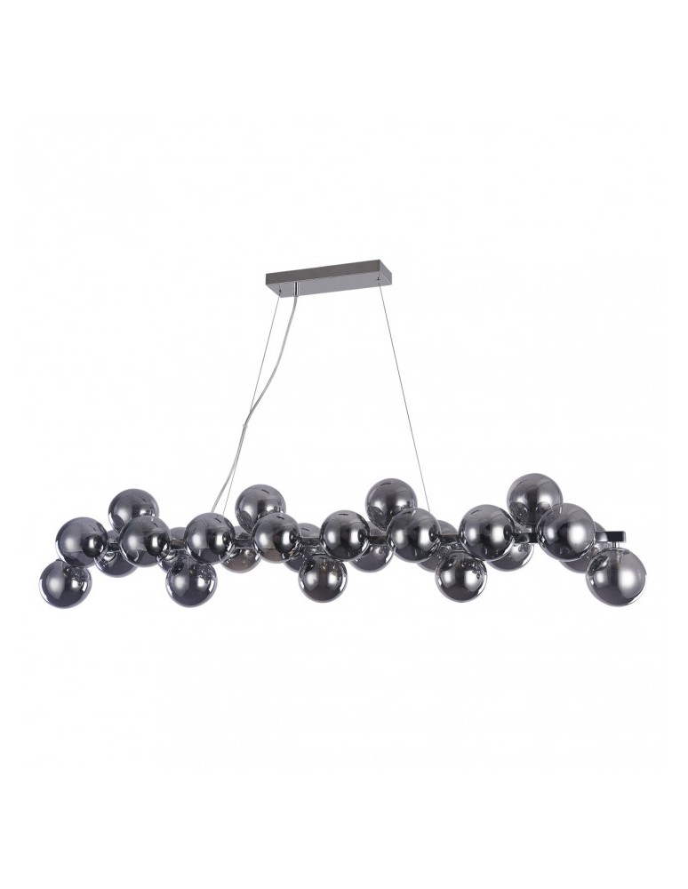 Pendant lamps - ITALUX Cabella Pendant Chrome PND-5252-A-25-CH+SMK - product kolory-swiatla.pl 1