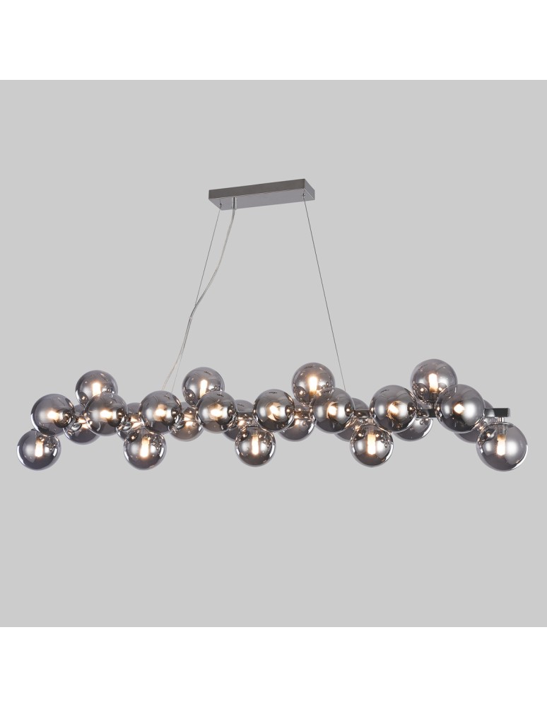 Pendant lamps - ITALUX Cabella Pendant Chrome PND-5252-A-25-CH+SMK - product kolory-swiatla.pl 2