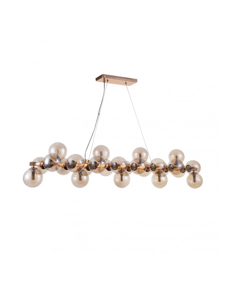 Pendant lamps - ITALUX Cabella Pendant Gold PND-5252-A-25-GD-CGN - product kolory-swiatla.pl 1