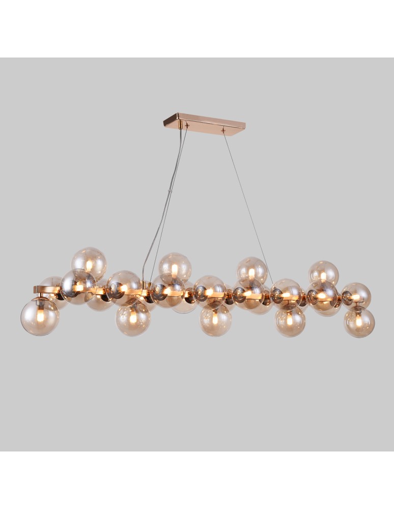Pendant lamps - ITALUX Cabella Pendant Gold PND-5252-A-25-GD-CGN - product kolory-swiatla.pl 2
