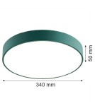 Round Plafonds - Argon TIAMO LED plafond 1x22W green 8335 - product 9