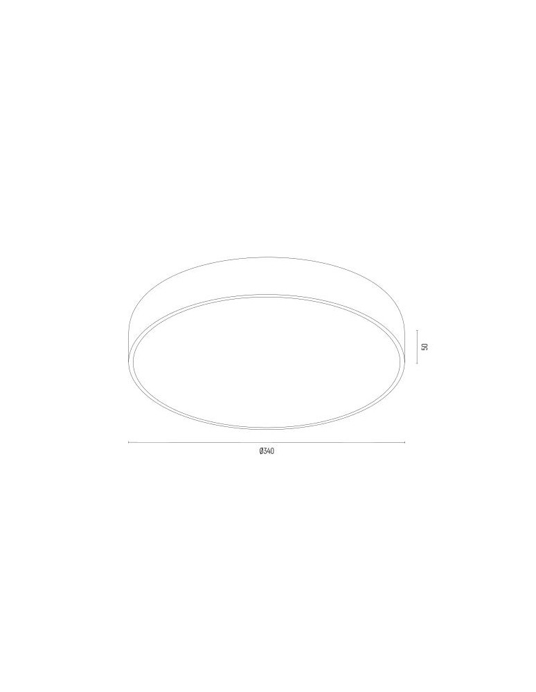 Round Plafonds - Argon TIAMO LED plafond 1x22W green 8335 - product kolory-swiatla.pl 10