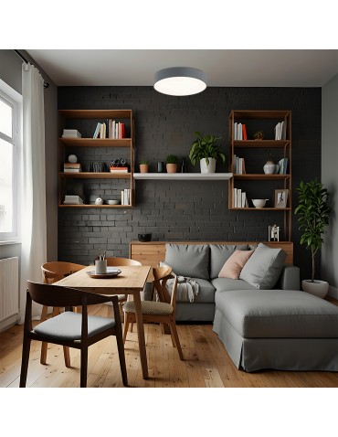 Argon DARLING plafond 3 fl. large 3x15W (max) dark grey structure 1187 - product 2