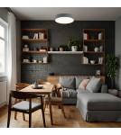 Round ceiling lamps - Argon DARLING plafond 5 fl. XL 5x15W (max) dark grey structure 2083 - product 2