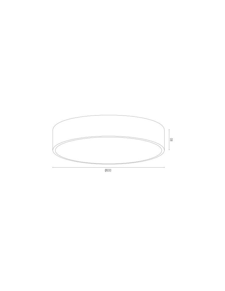 Round ceiling lamps - Argon DARLING plafond 5 fl. XL 5x15W (max) dark grey structure 2083 - product kolory-swiatla.pl 6