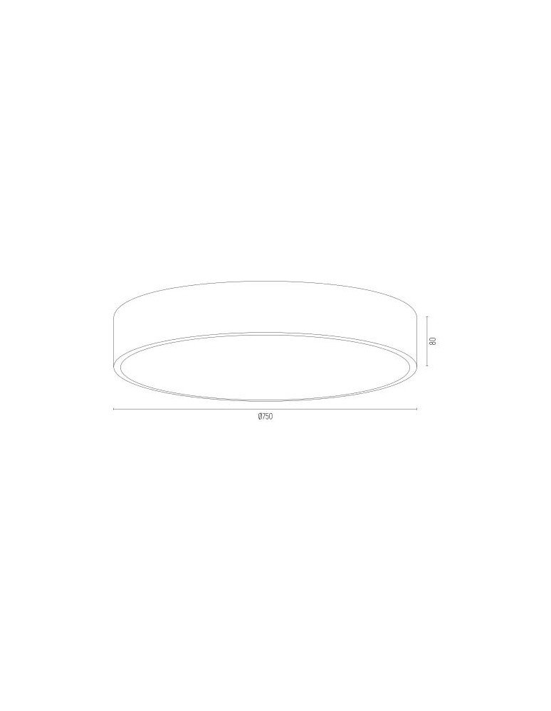 Round ceiling lamps - Argon DARLING plafond 6 fl. XXL 6x15W (max) dark grey structure 2535 - product kolory-swiatla.pl 5