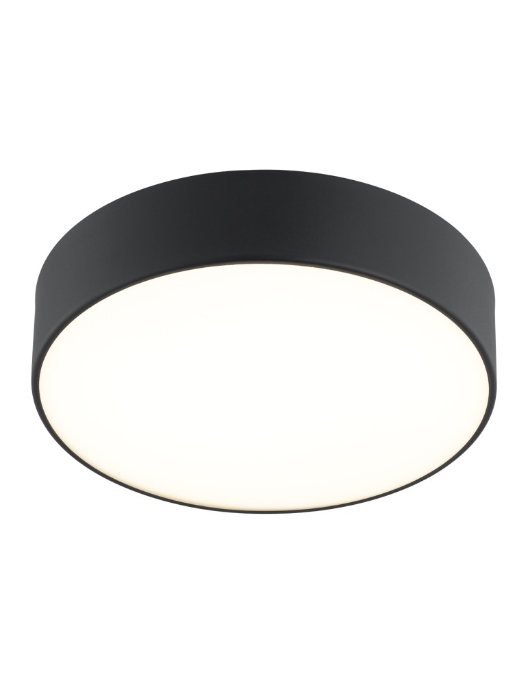 Round Plafonds - Argon DARLING plafond 2 fl. small 2x15W (max) black structure 3081 - product kolory-swiatla.pl 1