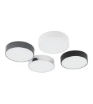 Round Plafonds - Argon DARLING plafond 3 fl. large 3x15W (max) black structure 1186 - product 7