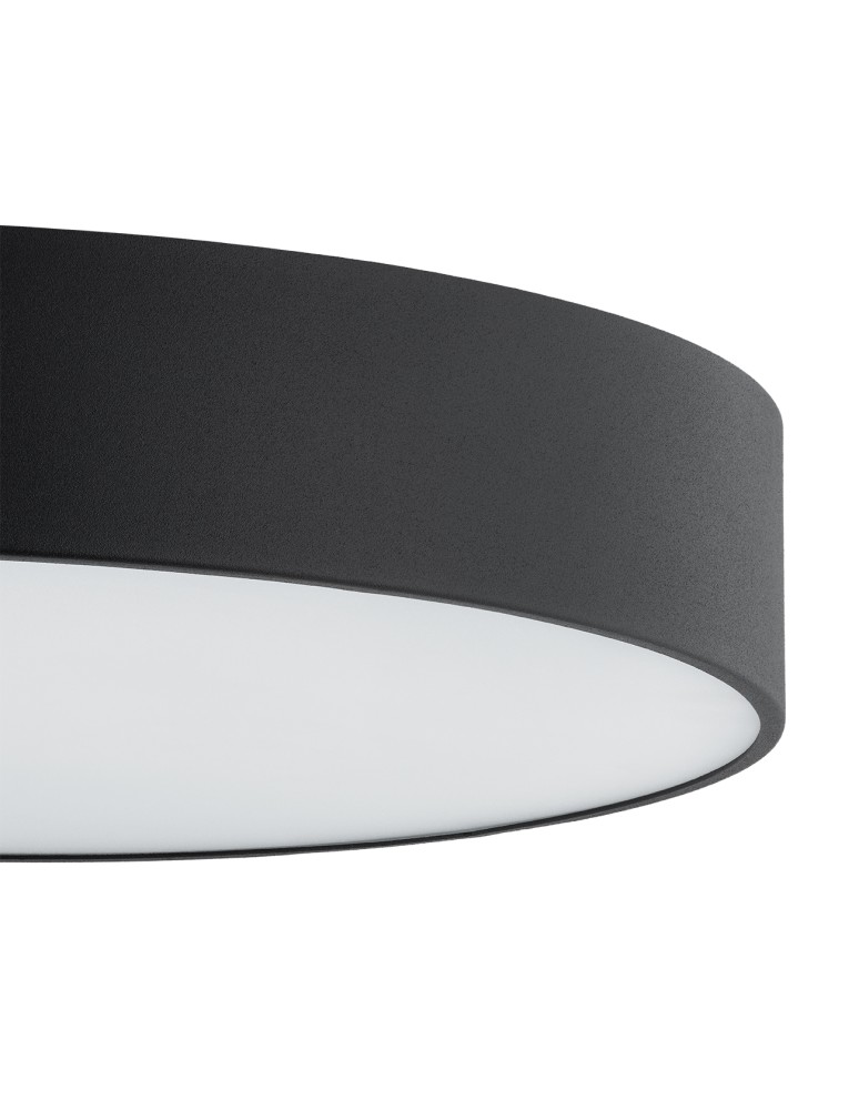 Large Plafonds - Argon DARLING plafond 5 fl. XL 5x15W (max) black structure 2084 - product kolory-swiatla.pl 4