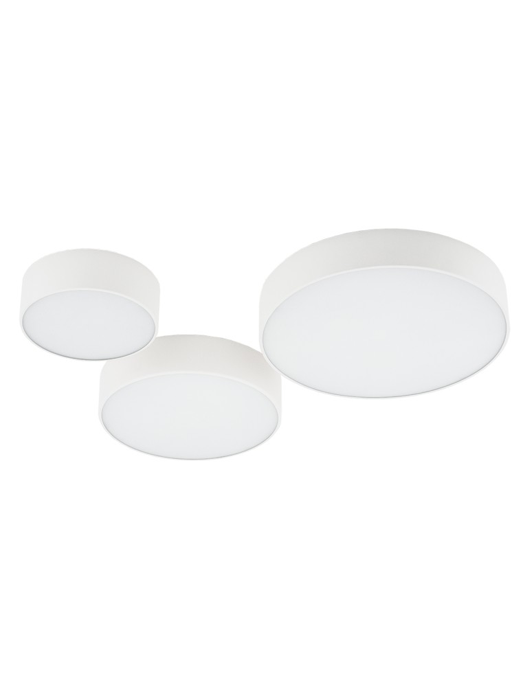 Round Plafonds - Argon DARLING plafond 2 fl. small 2x15W (max) white structure 3082 - product kolory-swiatla.pl 8