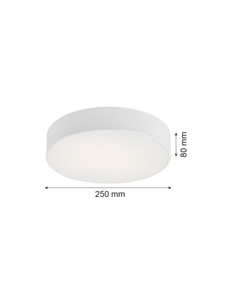 Round Plafonds - Argon DARLING plafond 2 fl. small 2x15W (max) white structure 3082 - product kolory-swiatla.pl 9