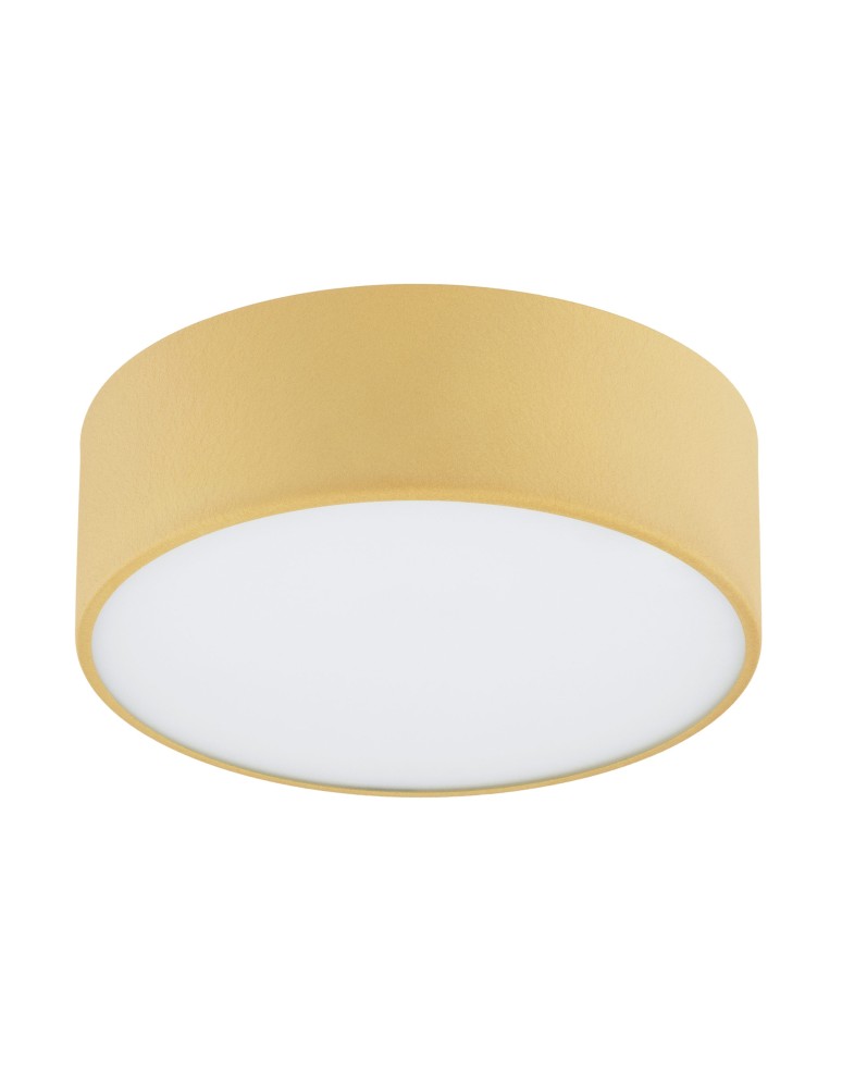 Gold plafonds - Argon DARLING plafond 3 fl. large 3x15W (max) gold structure 1458 - product kolory-swiatla.pl 3