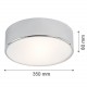 Argon DARLING plafon 2 pł. średni 2x15W (max) chrom 873
