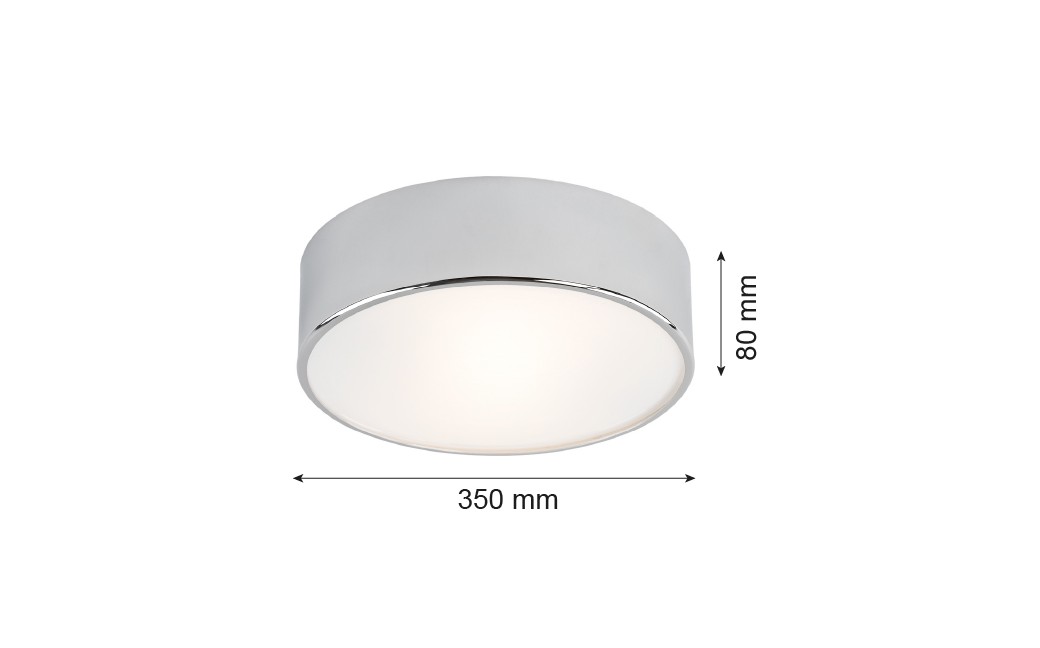 Argon DARLING plafon 2 pł. średni 2x15W (max) chrom 873