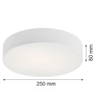LED Plafonds - Argon DARLING LED plafond small led 1x22.5W white structure 3566 - product 5