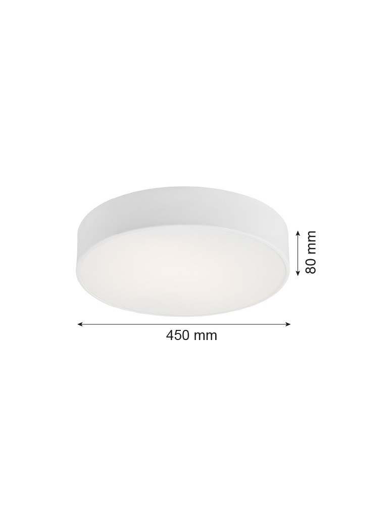 LED Plafonds - Argon DARLING LED plafond large led 1x42W white structure 3568 - product kolory-swiatla.pl 4