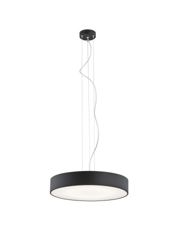 Argon DARLING LED pendant lamp large 1 pł. led 1x42W black structure 3352