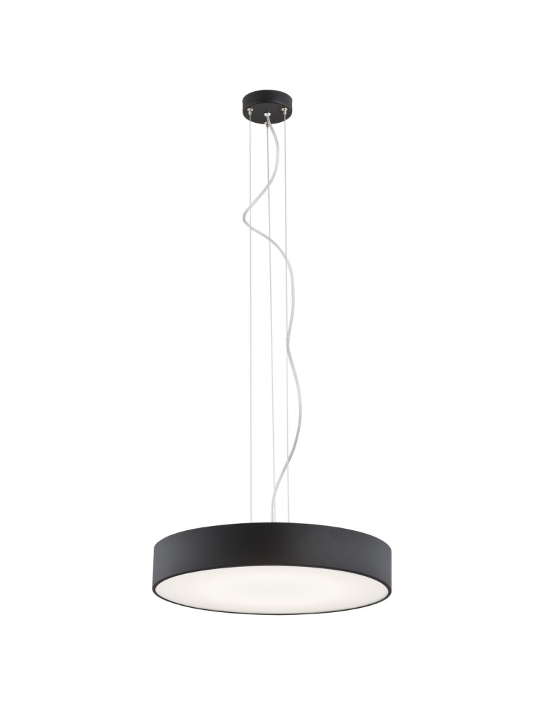Argon DARLING LED lampa wisząca duża 1 pł. led 1x42W czarny struktura 3352