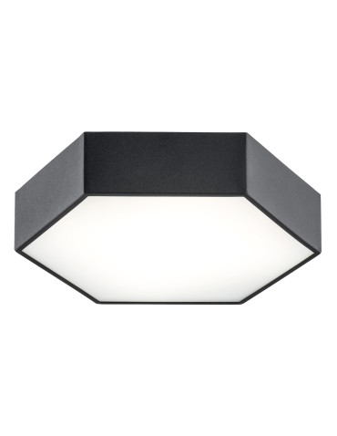 Argon ARIZONA plafond 1 fl. large 22.5W black structure 3823