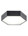 Argon ARIZONA plafond 1 fl. large 22.5W black structure 3823