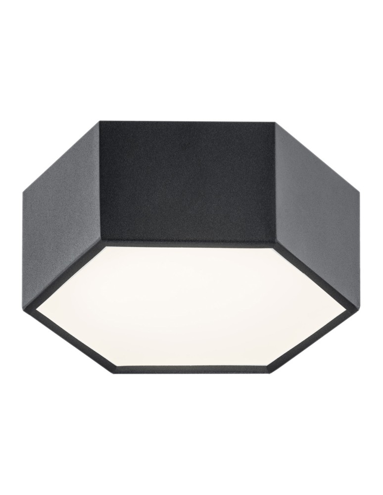 LED Plafonds - Argon ARIZONA plafond 1 fl. small 9W black structure 3824 - product kolory-swiatla.pl 1