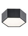 Argon ARIZONA plafond 1 fl. small 9W black structure 3824
