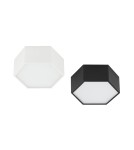 LED Plafonds - Argon ARIZONA plafond 1 fl. small 9W black structure 3824 - product 3