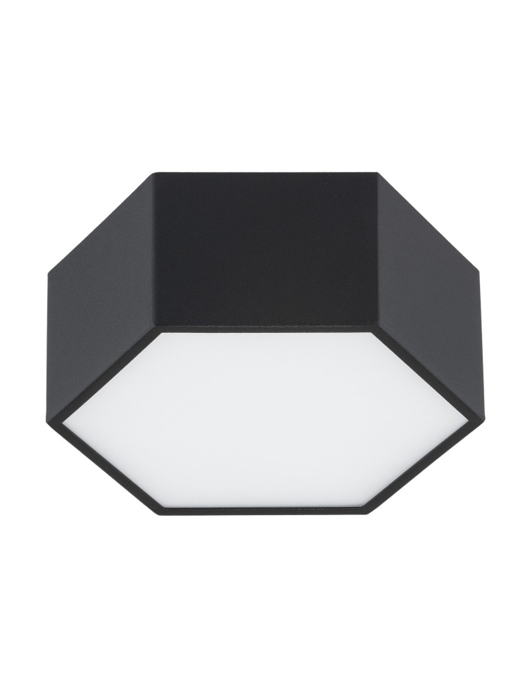 LED Plafonds - Argon ARIZONA plafond 1 fl. small 9W black structure 3824 - product kolory-swiatla.pl 4