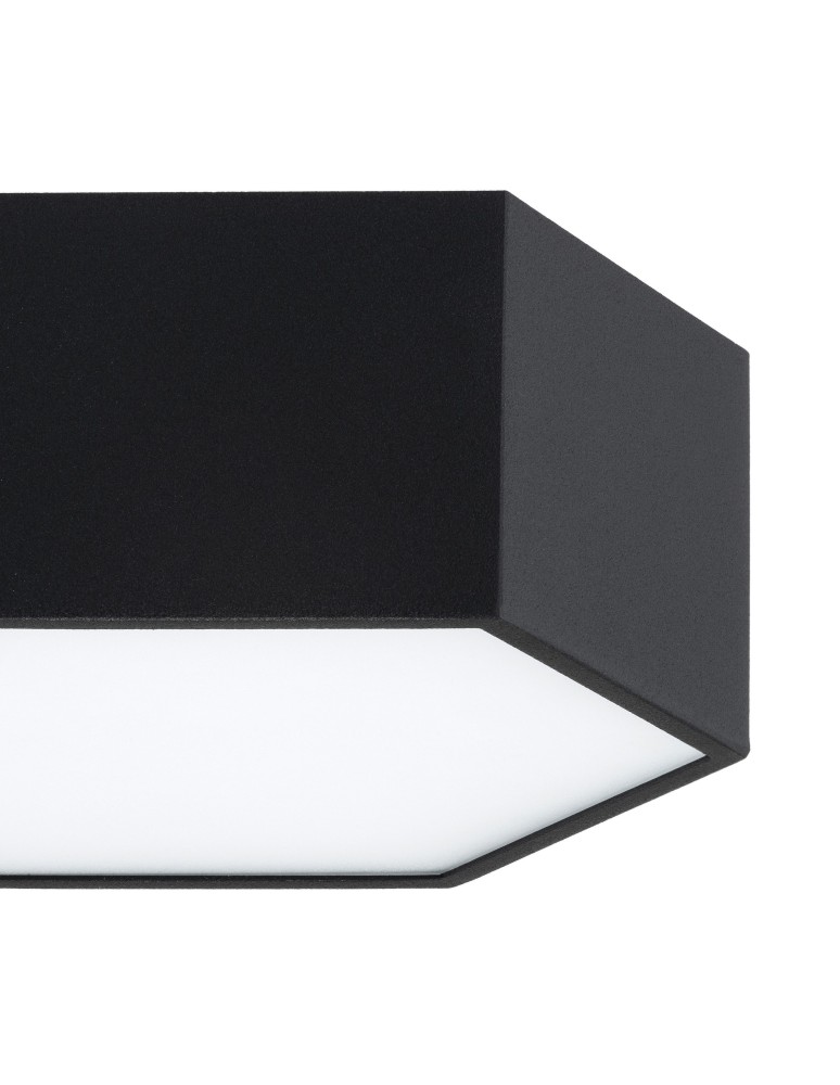 LED Plafonds - Argon ARIZONA plafond 1 fl. small 9W black structure 3824 - product kolory-swiatla.pl 6