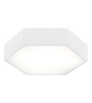 Geometric plafonds - Argon ARIZONA plafond 1 fl. large 22.5W white structure 3827 - product 1