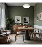 Geometric plafonds - Argon ARIZONA plafond 1 fl. large 22.5W white structure 3827 - product 4