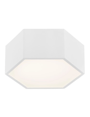 Argon ARIZONA plafond 1 fl. small 9W white structure 3828
