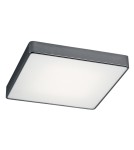 Square plafonds - Argon ONTARIO plafond 2 fl. small 2x15W (max) dark grey structure 653 - product 1