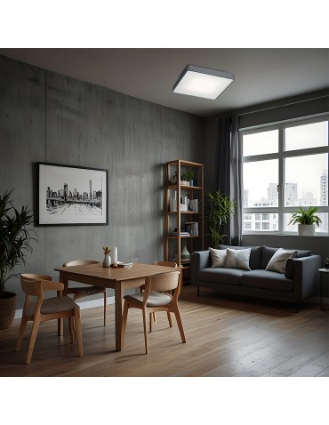 Argon ONTARIO plafond 2 fl. small 2x15W (max) dark grey structure 653 - product 2