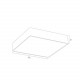 Argon ONTARIO LED plafon średni led 1x32W biały struktura 3573
