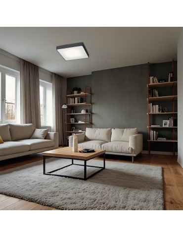 Argon ONTARIO LED plafon średni led 1x32W czarny struktura 3576 - produkt 2