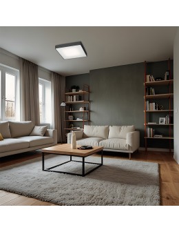 Argon ONTARIO LED plafon średni led 1x32W czarny struktura 3576 - produkt 2