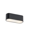 Argon TONI plafond 2 fl. 2x15W (max) milky black structure 903