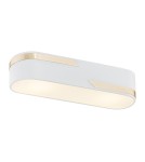 Modern ceiling lamps - Argon TONI plafond 3 fl. 3x15W (max) milky white structure with gold stripe 6003 - product 1