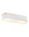 Argon TONI plafond 3 fl. 3x15W (max) milky white structure with gold stripe 6003